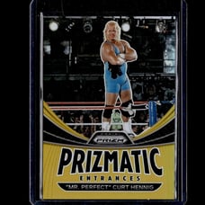 Mr. Perfect Curt Hennig True Gold Prizm WWE 04/10