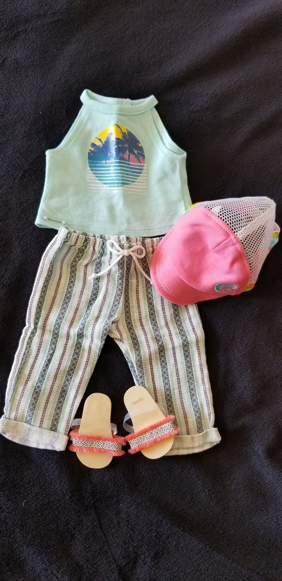 American girl Joss beach outfit