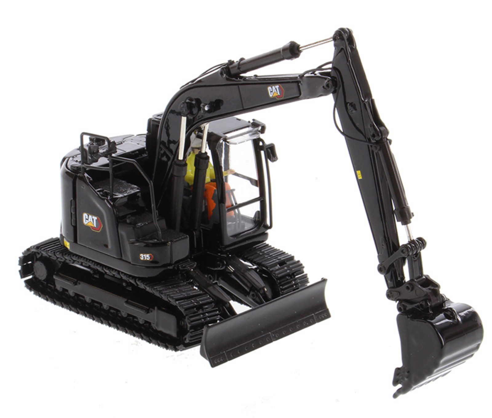 CAT 315 Excavator Black Finish 1/50 Diecast