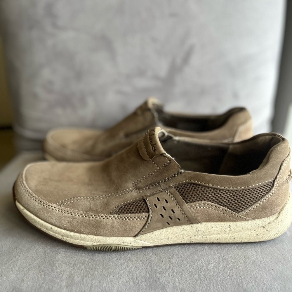 Clarks Men's Armada Spanish Loafer Size 9 M tan/light brown comfortable