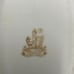 VTG Belleek Porcelain Basket Weave Shamrocks Lidded Trinket Box Gold 7th Mark