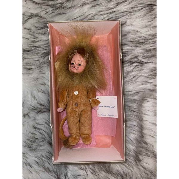 Vintage Madame Alexander Cowardly Lion 8 Inch Doll collectors doll