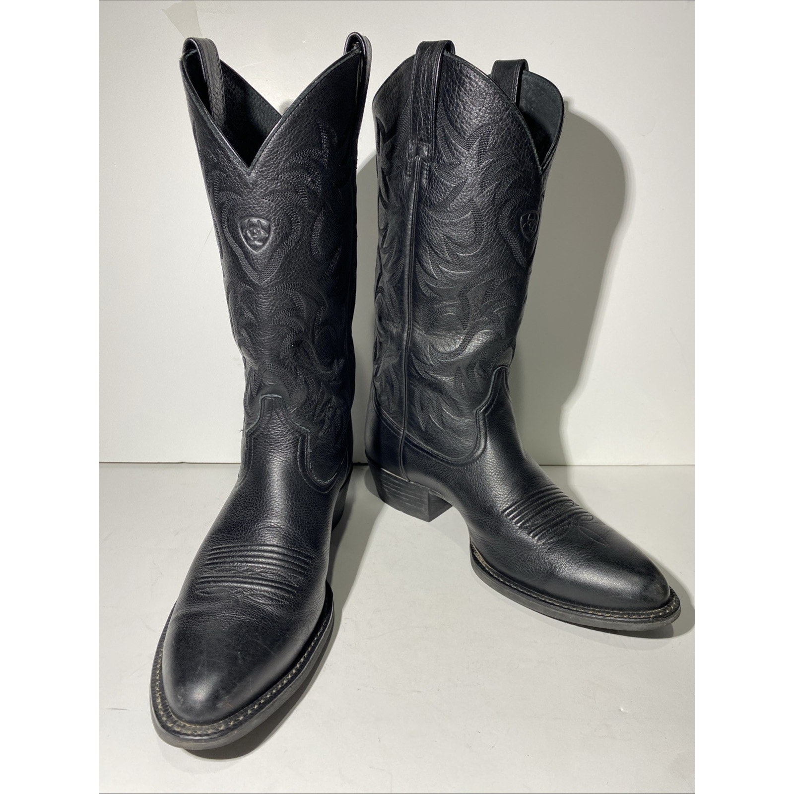 ARIAT Heritage Western Cowboy Boots Men's Black 10002218 Size 10.5 B