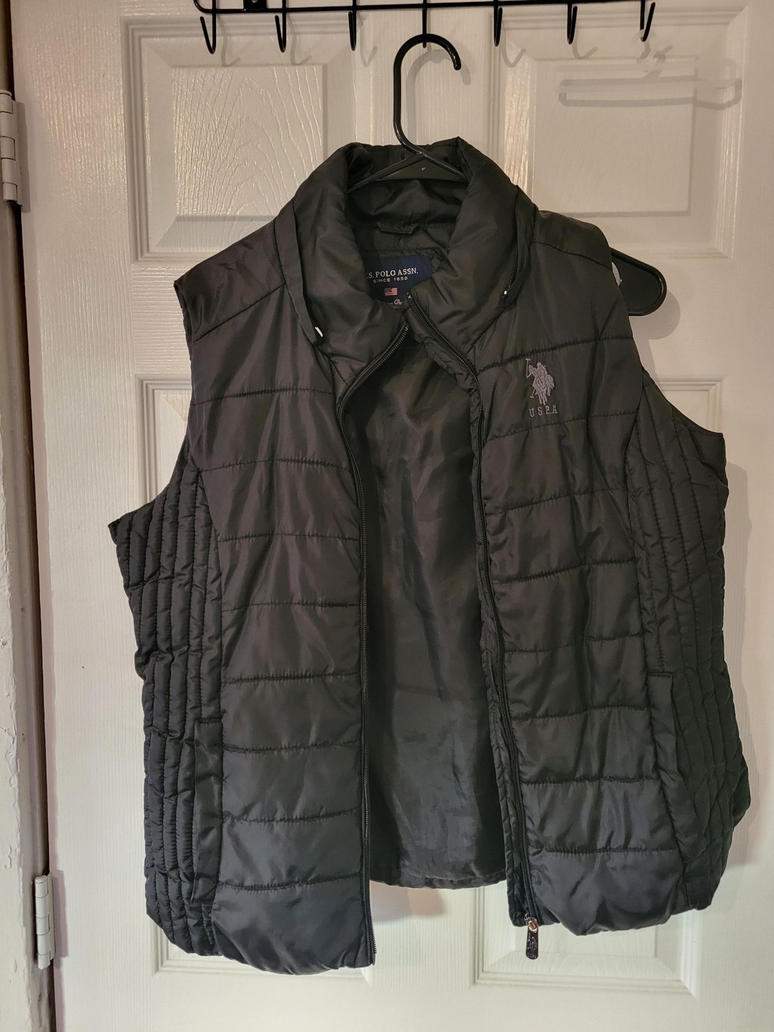 US POLO ASSN vest black men XL L - U.S. Polo Assn.