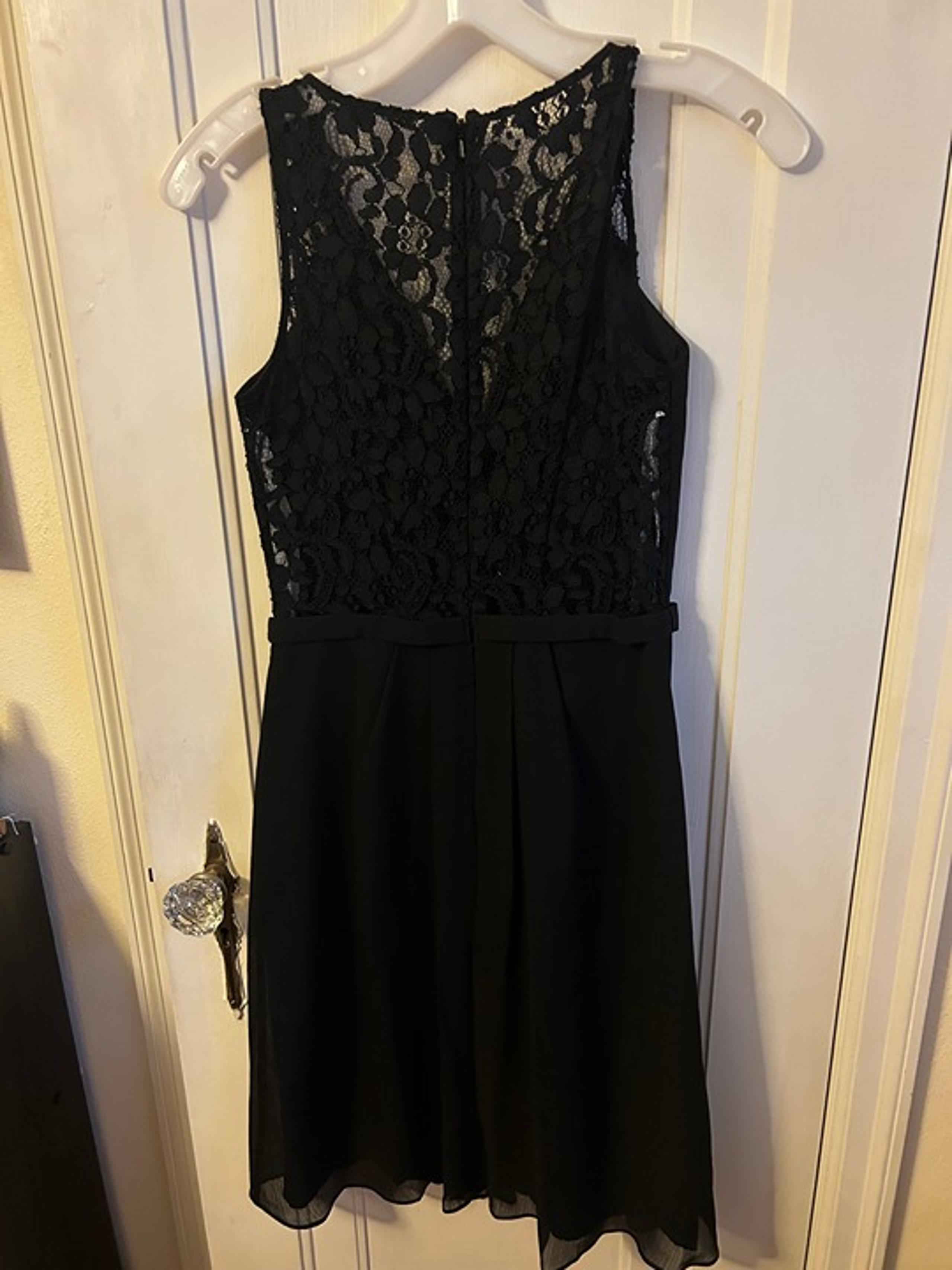 black bridesmaid dress
