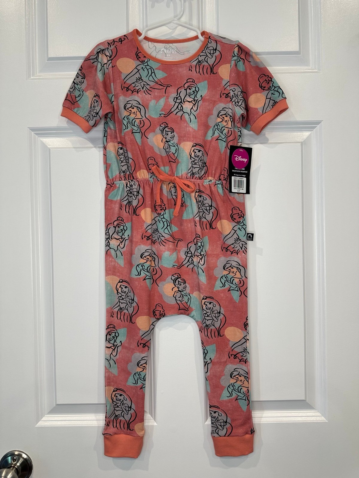 Rags To Raches Disney Princess Romper Size 3/4 NWT
