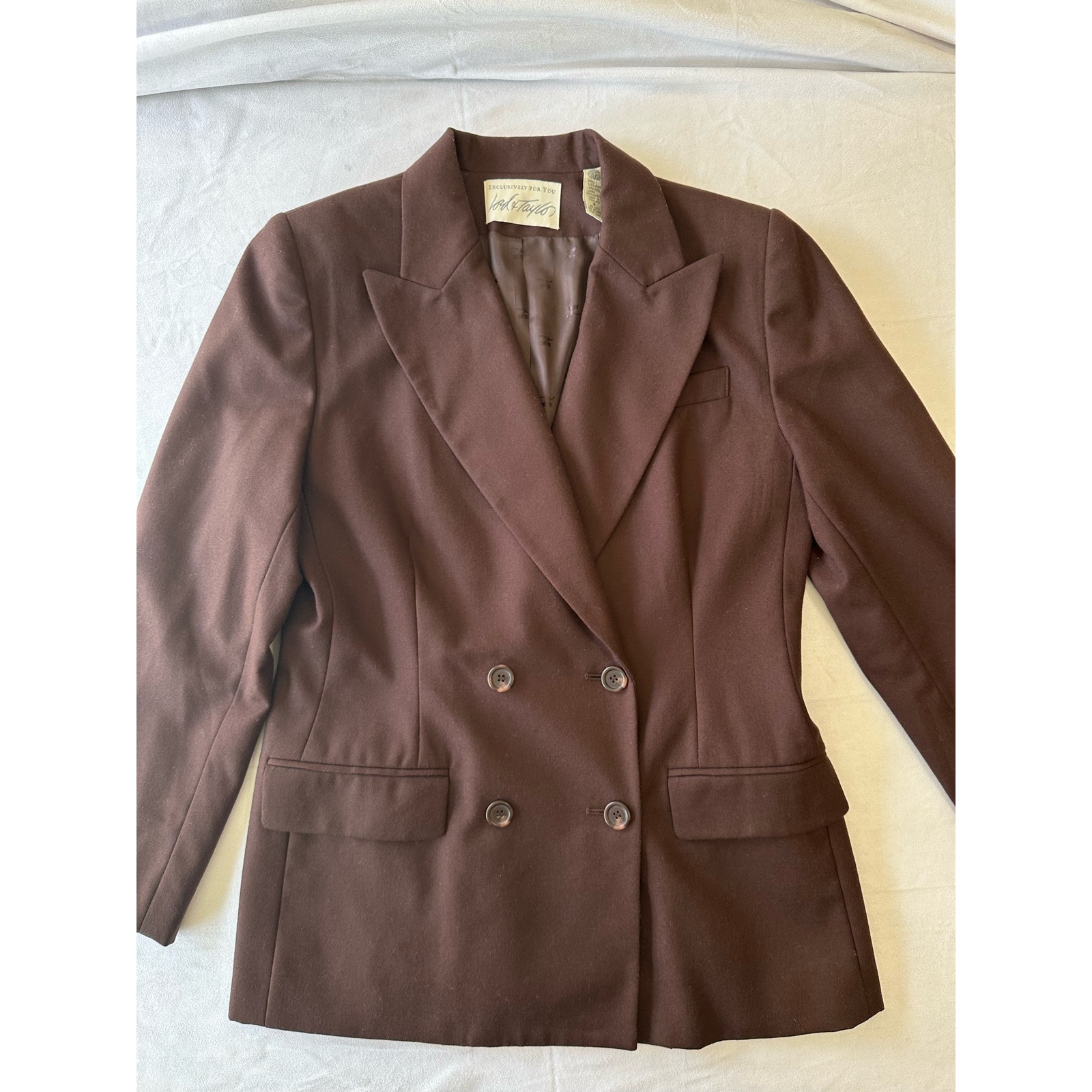 Lord & Taylor's Brown Wool Blazer Size 8 Blazer