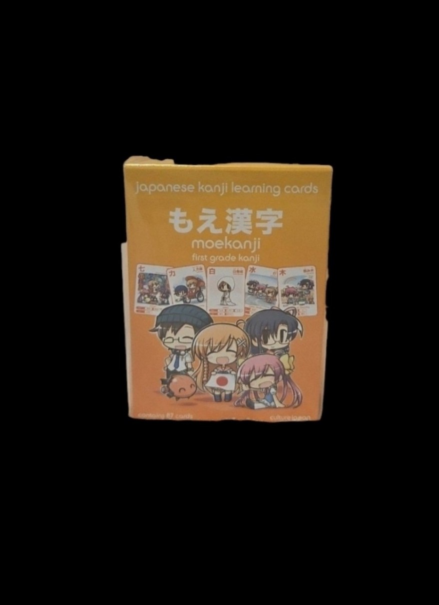 Mirai Suenaga & Friends Moekana Kanji Learning Cards- First Grade 3.5X3in