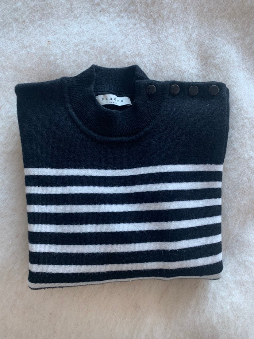 Sandra black&white Sweater