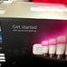 New Philips Hue White and Color Ambiance A19 75W LED Smart Light Bulb Starter Ki