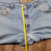 Levi's 560 Comfort Fit Loose Taper Vintage Light Wash Jeans 36x29