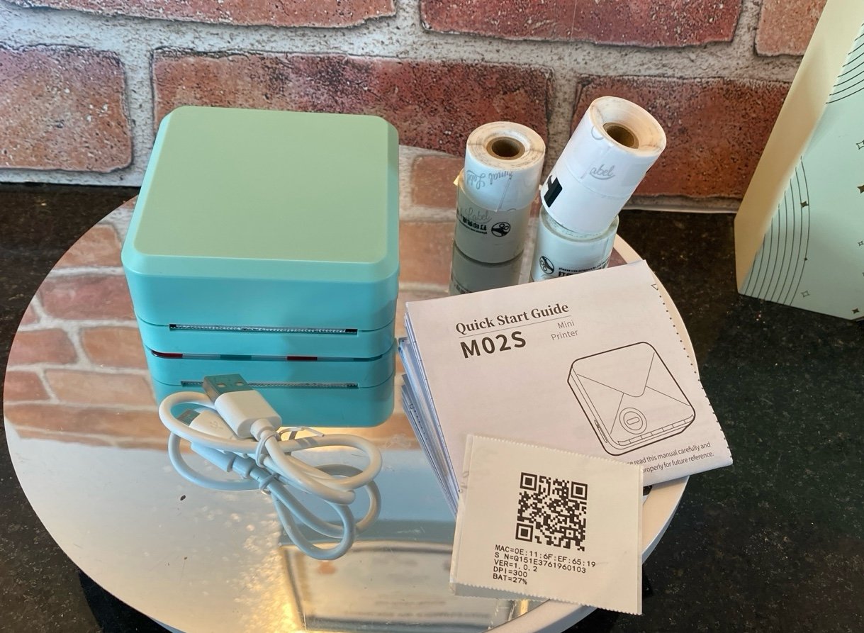 ASprink Mini Portable Sticker Printer Machine