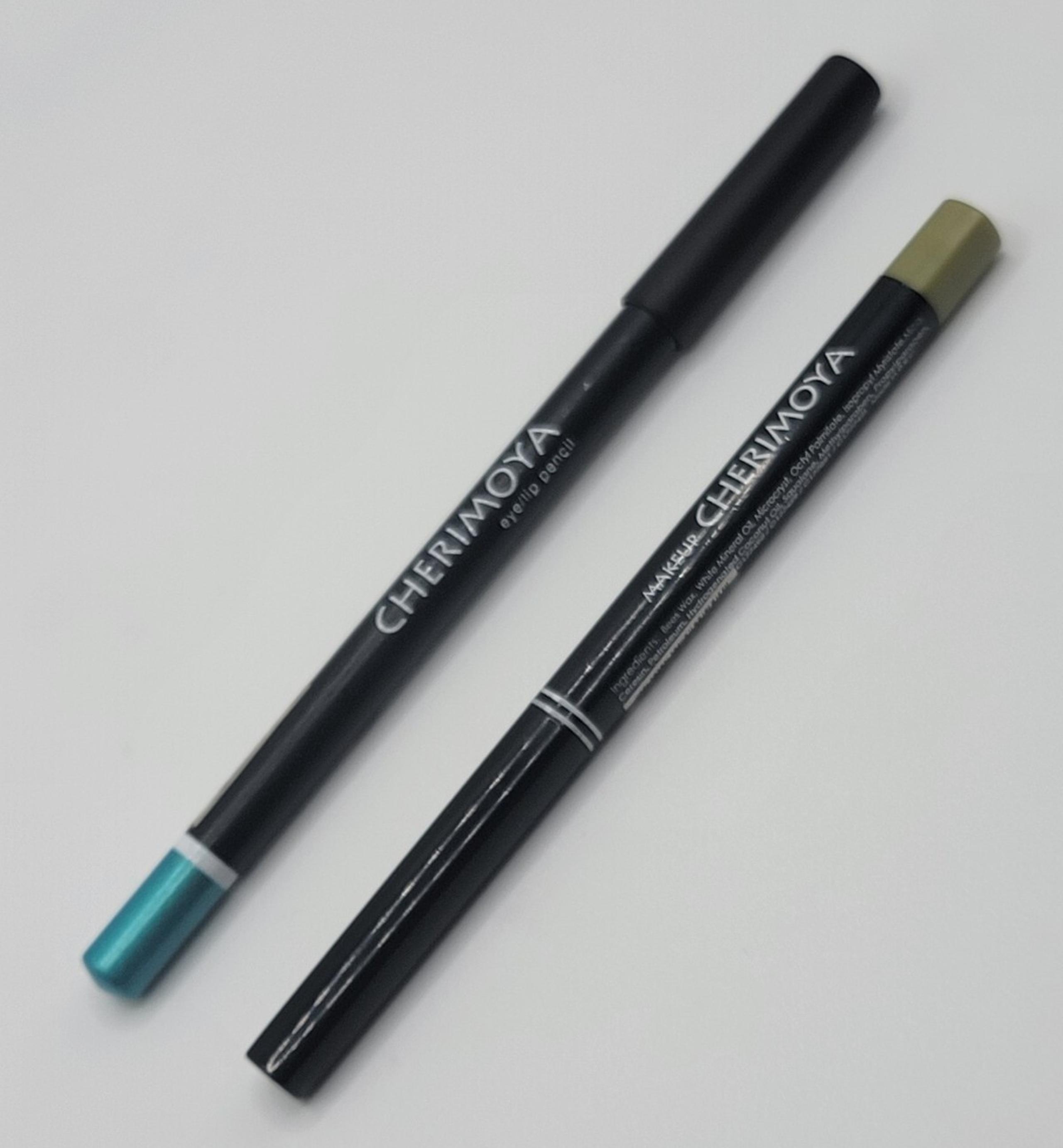 Cherimoya Gel Eyeliner Bundle Seafoam Teal Olive Green