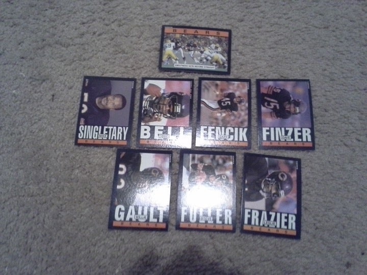 '85 Topps Chicago Bears 15 card team set...PAYTON