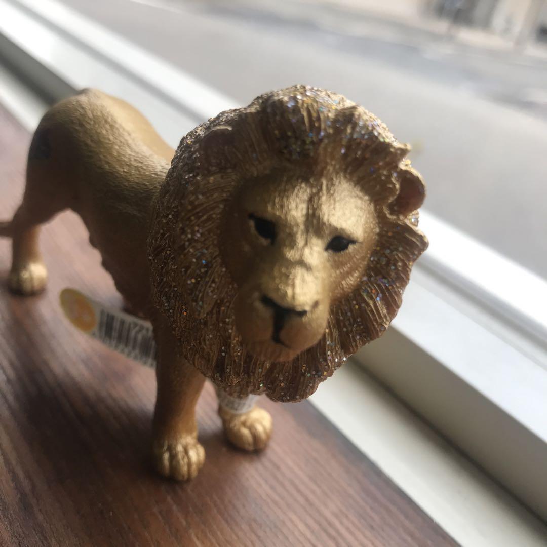 SCHLEICH 85th Anniversary Gold Lion Special Edition - NWT