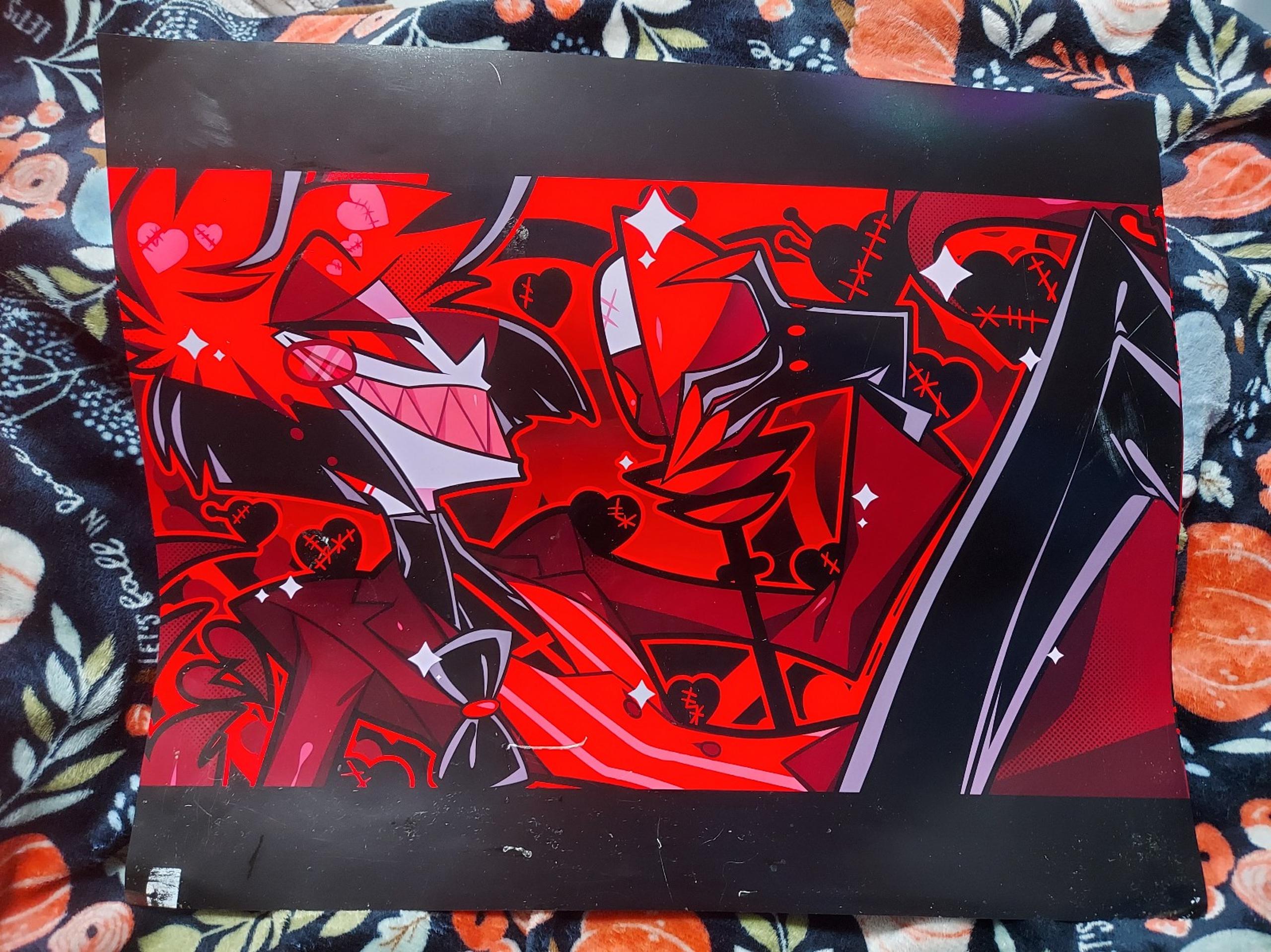 Hazbin Hotel Alastor limited run Valentines Day 2024 Poster(SLIGHTLY DAMAGED)
