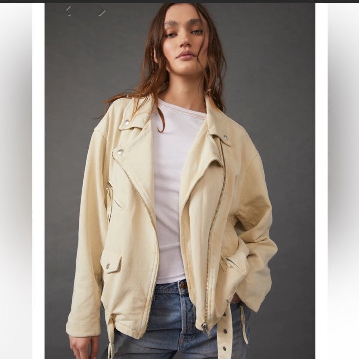 NWT Free People Rebel Knit Moto