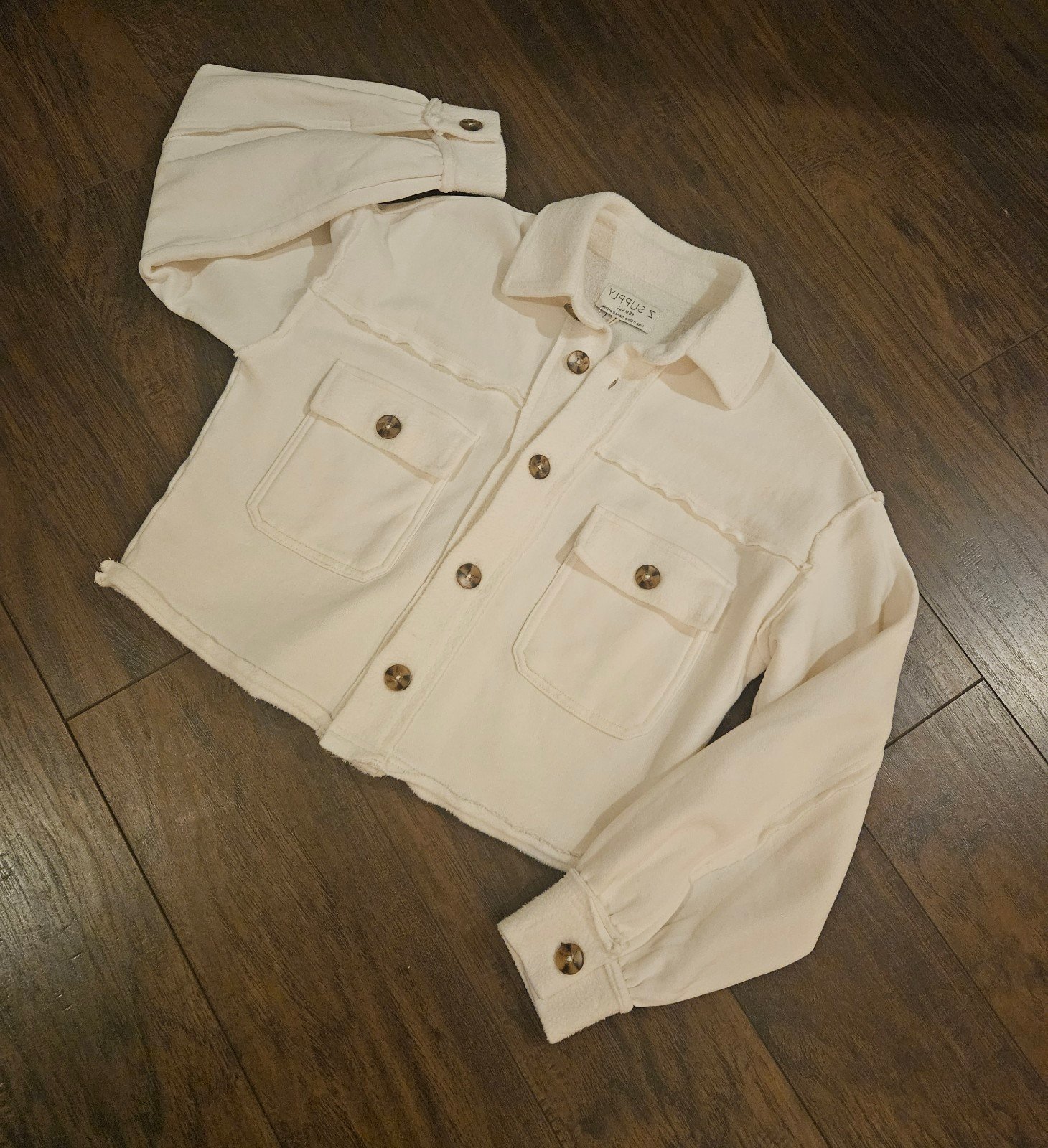 NWT Z SUPPLY Abbot Cropped Jacket in Sandstone size XS!