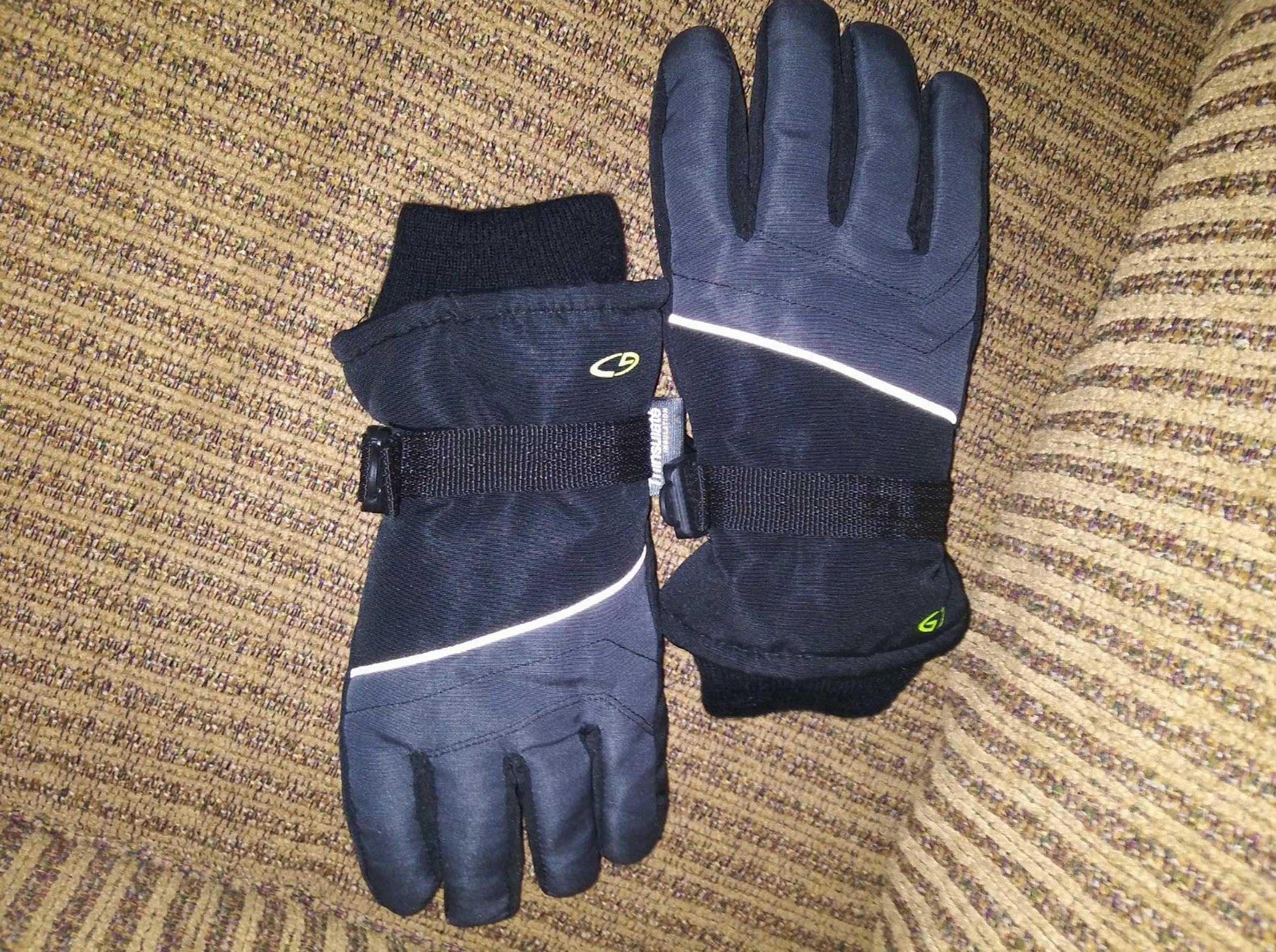 Champion Nylon Black Snow Gloves