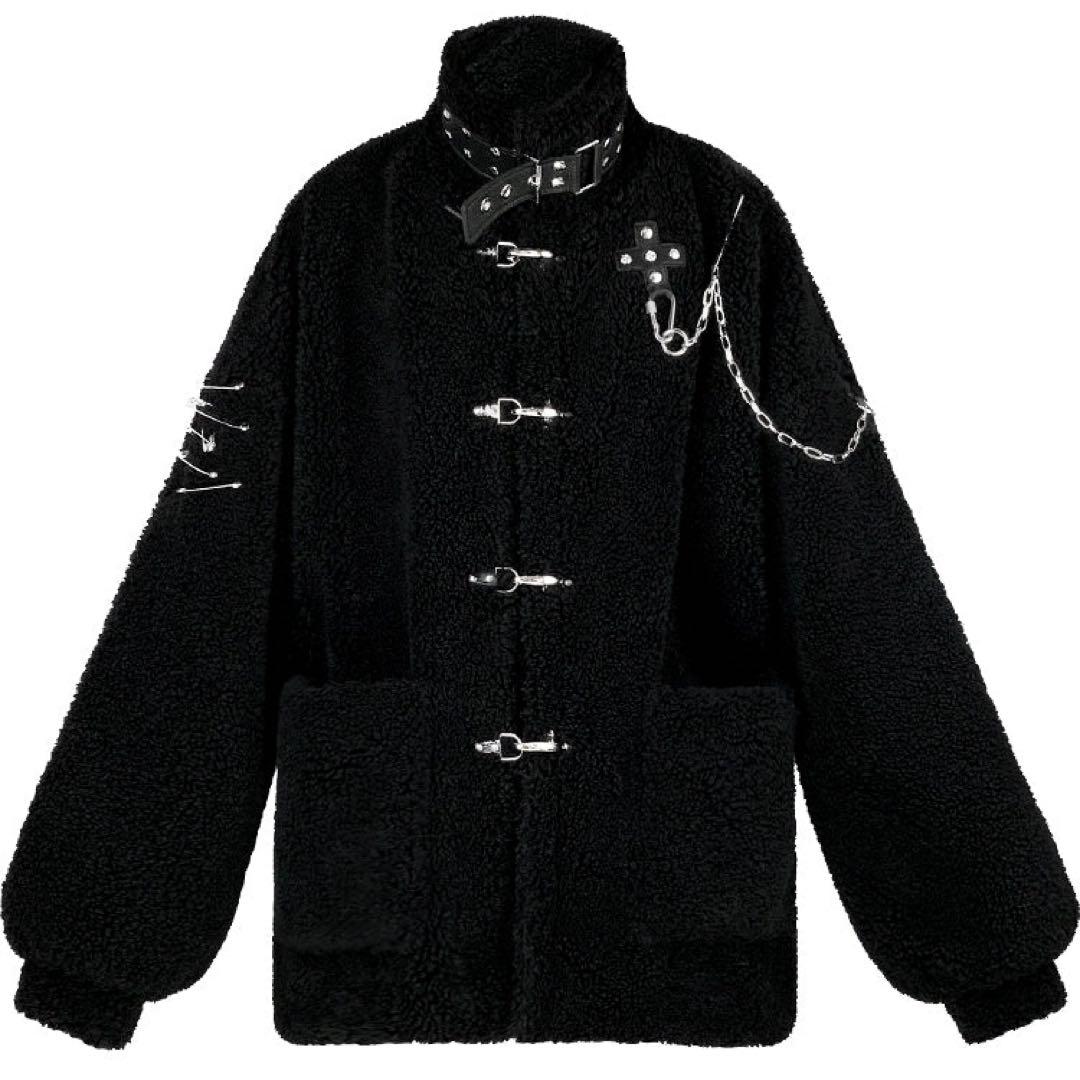 ジャケット CFIERCE Bunny Faux Lamb Plush Jacket CFIERCE Bunny Faux Lamb Plush Jacket
