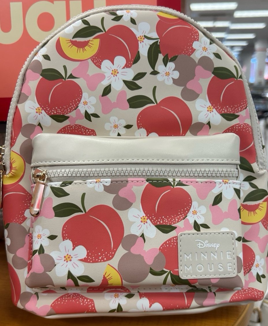 Backpack mini Minnie Mouse peaches nwt