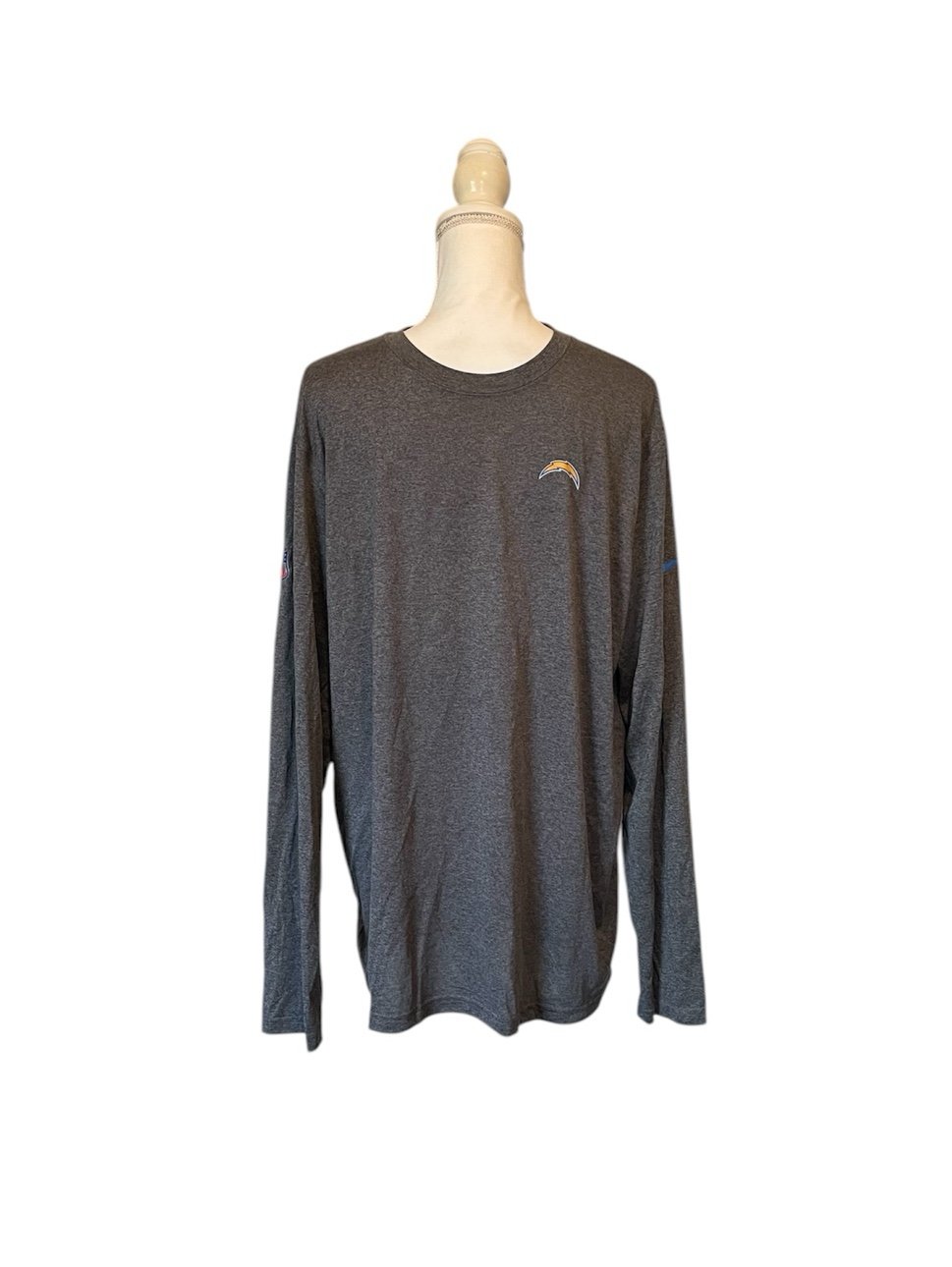 NFL Los Angeles Chargers The Nike Tee Dri-Fit Long Sleeve Shirt Men’s XL