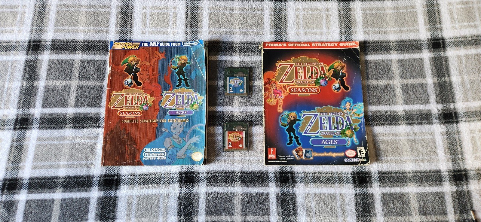 Nintendo The Legend of Zelda Game Boy Color Cartridges + Strategy Guides *READ*