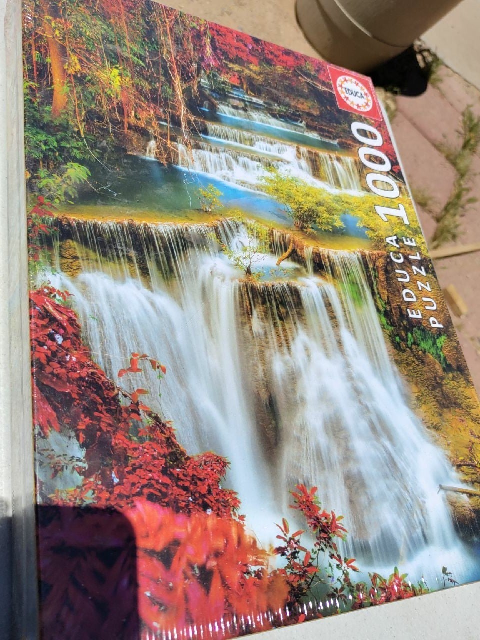 Waterfall Deep Forest 1000 Jigsaw Puzzle