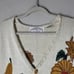 Eagle's Eye Vintage Sweater Knit V Neck Embroidered Size XL Fall Thanksgiving