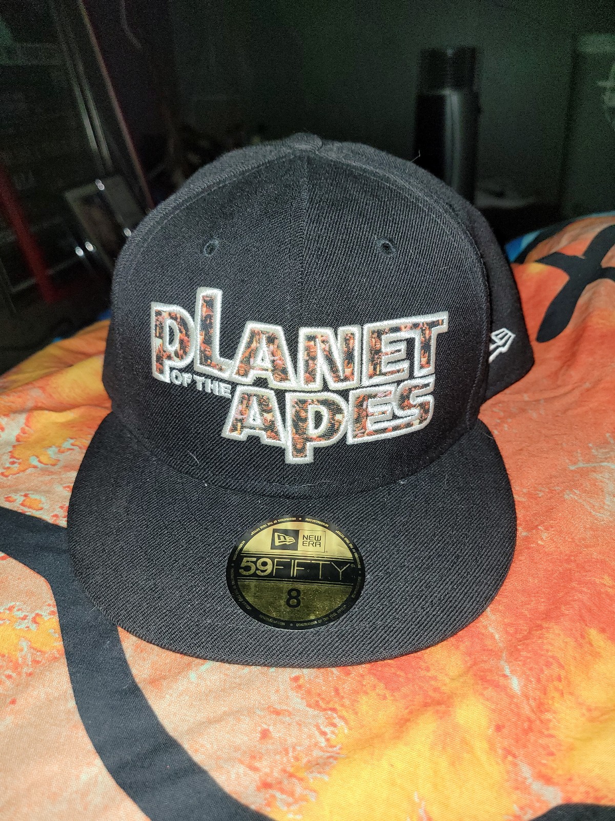 SUPER RARE New Era Planet of the Apes fitted hat, size 8 (also have Asian hat)