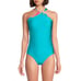 TRINA TURK Halterneck Reversible One-piece Swimsuit Multi Womens Size 8