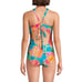 TRINA TURK Halterneck Reversible One-piece Swimsuit Multi Womens Size 8