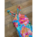 TRINA TURK Halterneck Reversible One-piece Swimsuit Multi Womens Size 8