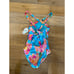 TRINA TURK Halterneck Reversible One-piece Swimsuit Multi Womens Size 8