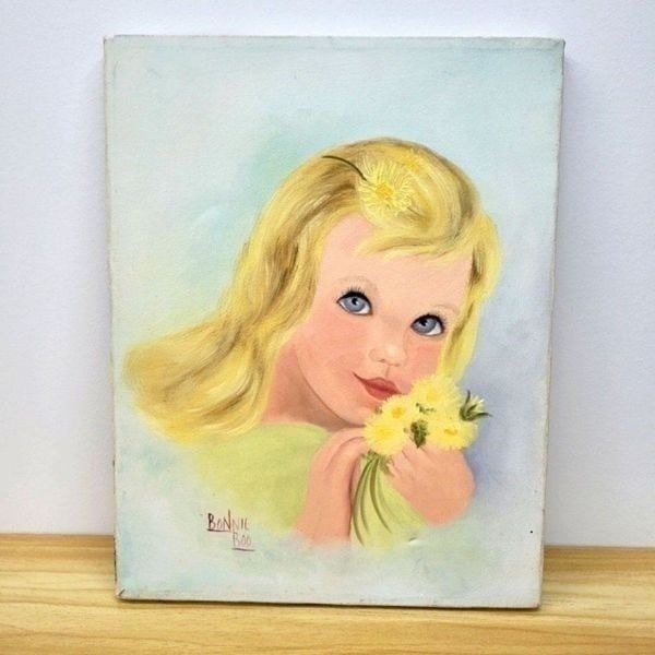 Bonnie Boo Handpainted Canvas Art Piece