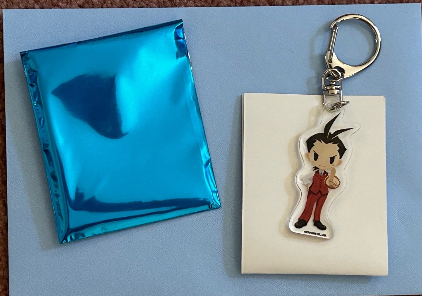 Ace Attorney 20th Anniversary x PASELA RESORTS -Apollo Justice acrylic keychain
