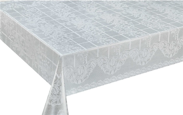 Colorful Printed PVC Vinyl Table Cloth Polyester with Nonwoven Backing Tableclot
