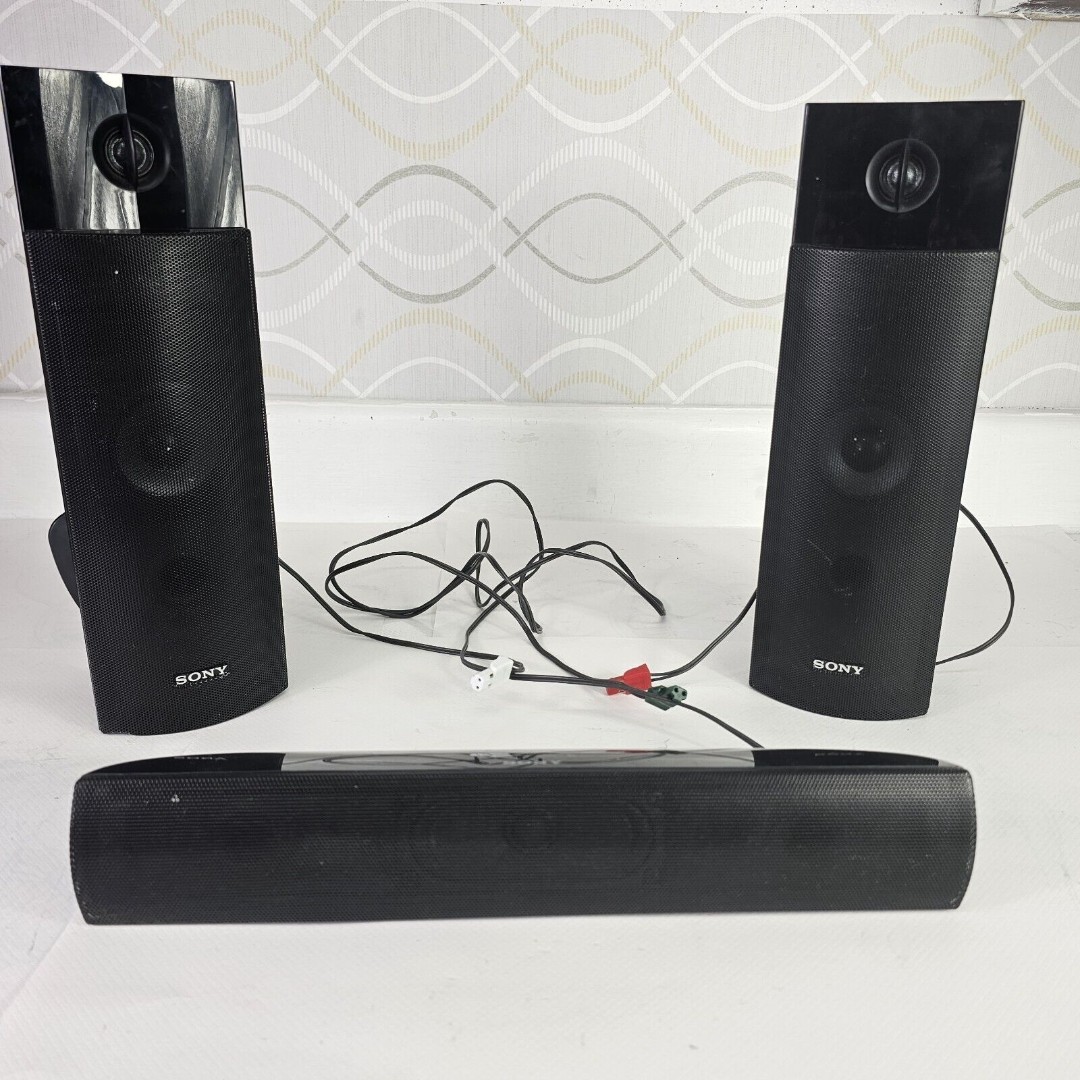 3 Sony 2-way Front speakers SS-TSB112 & One Center speaker SS-CTB111