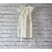 White Holy Communion Dress Tulle Flared Skirt cross Beads vintage Size 6-9 mont