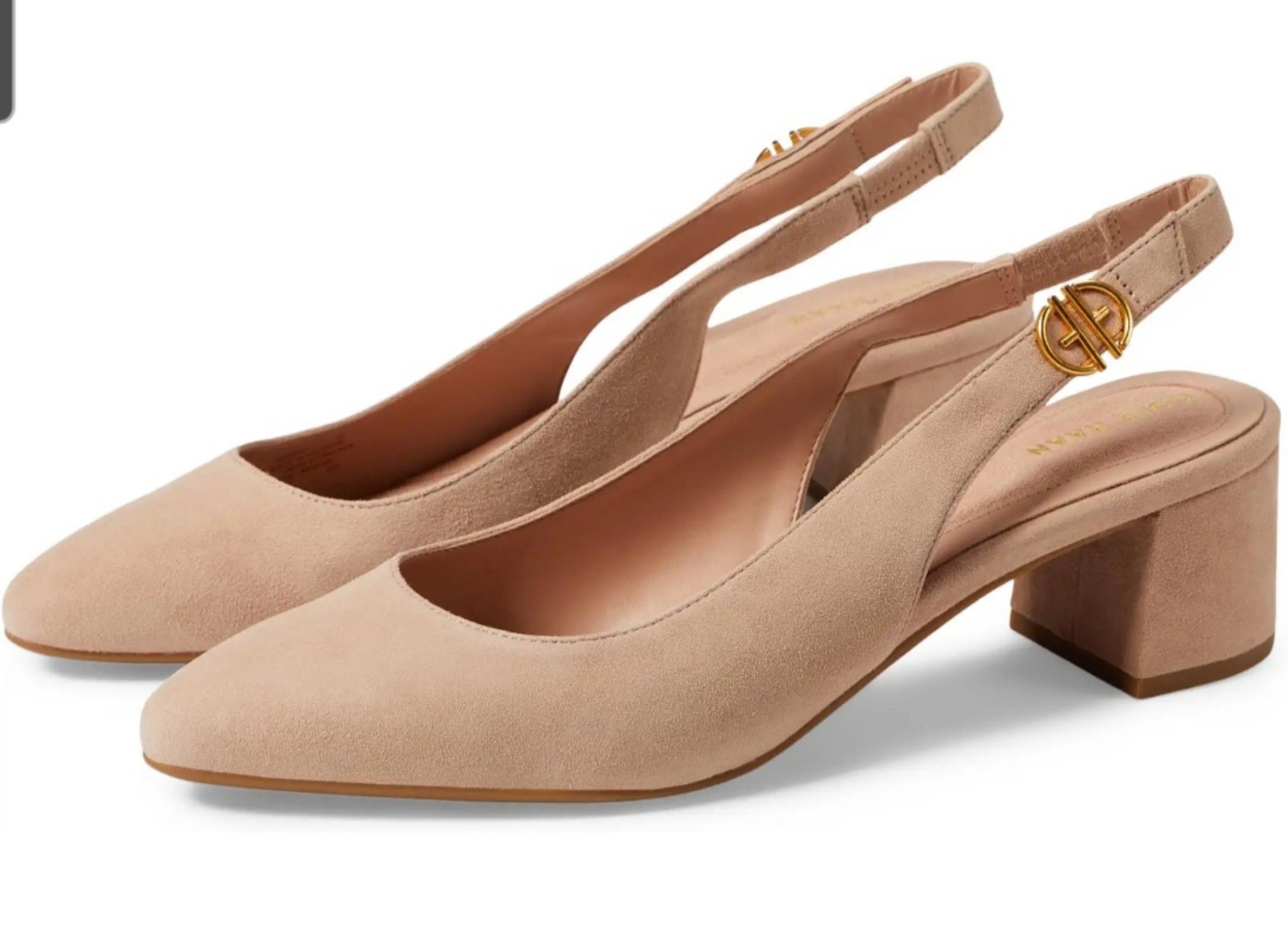 Cole Haan The Go To Slingback Pump Brush Suede Size 8.5