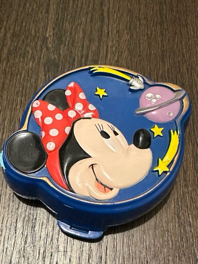 Polly Pocket Disney Minnie Mouse Space Compact Playset Bluebird 1996 compact