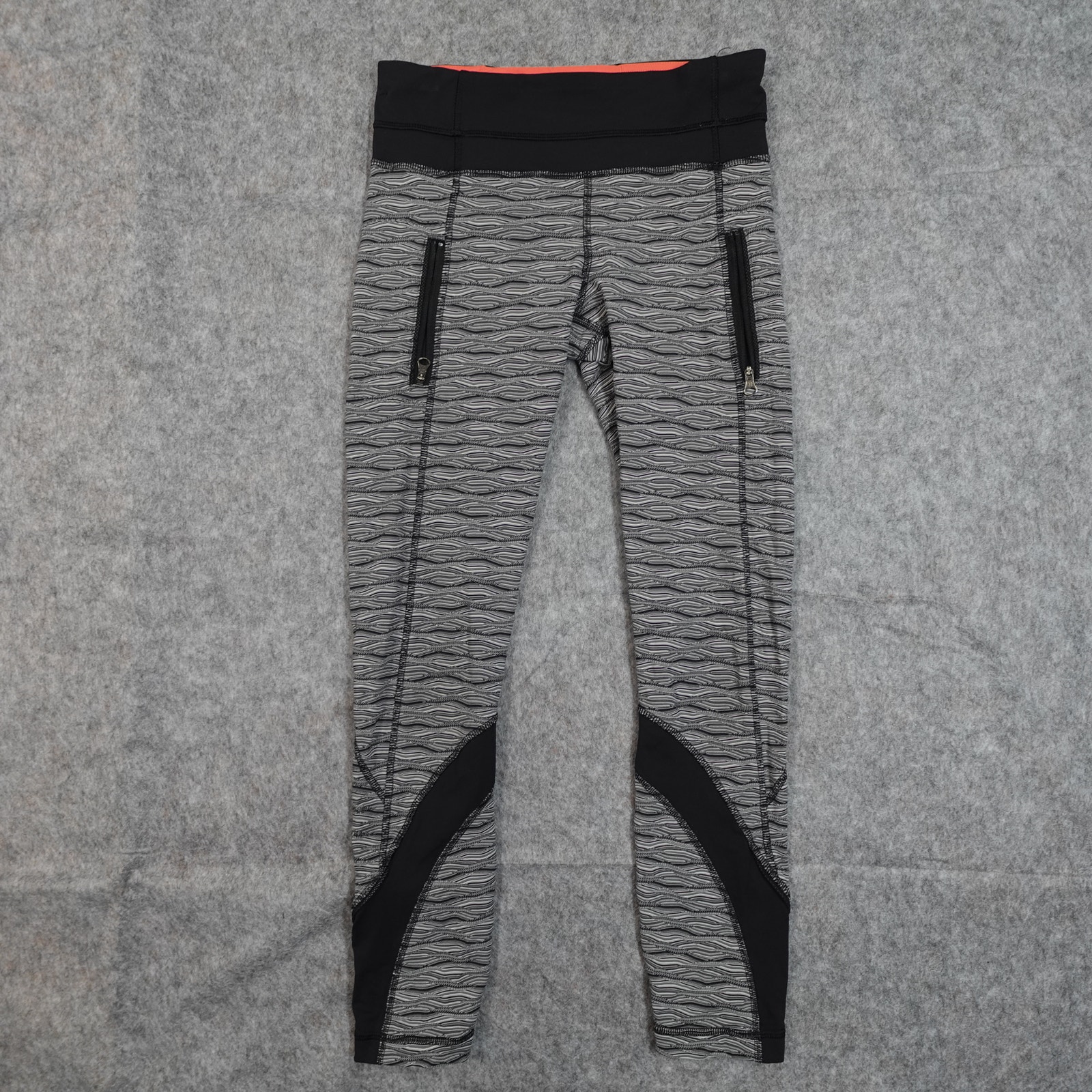 Lululemon Leggings Womens 4 Inspire 25 Zip Pockets Yoga Run Gym Workout