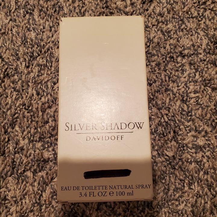 NIB Silver Shadow Davidoff Eau de Toilette 3.4 fl. oz.