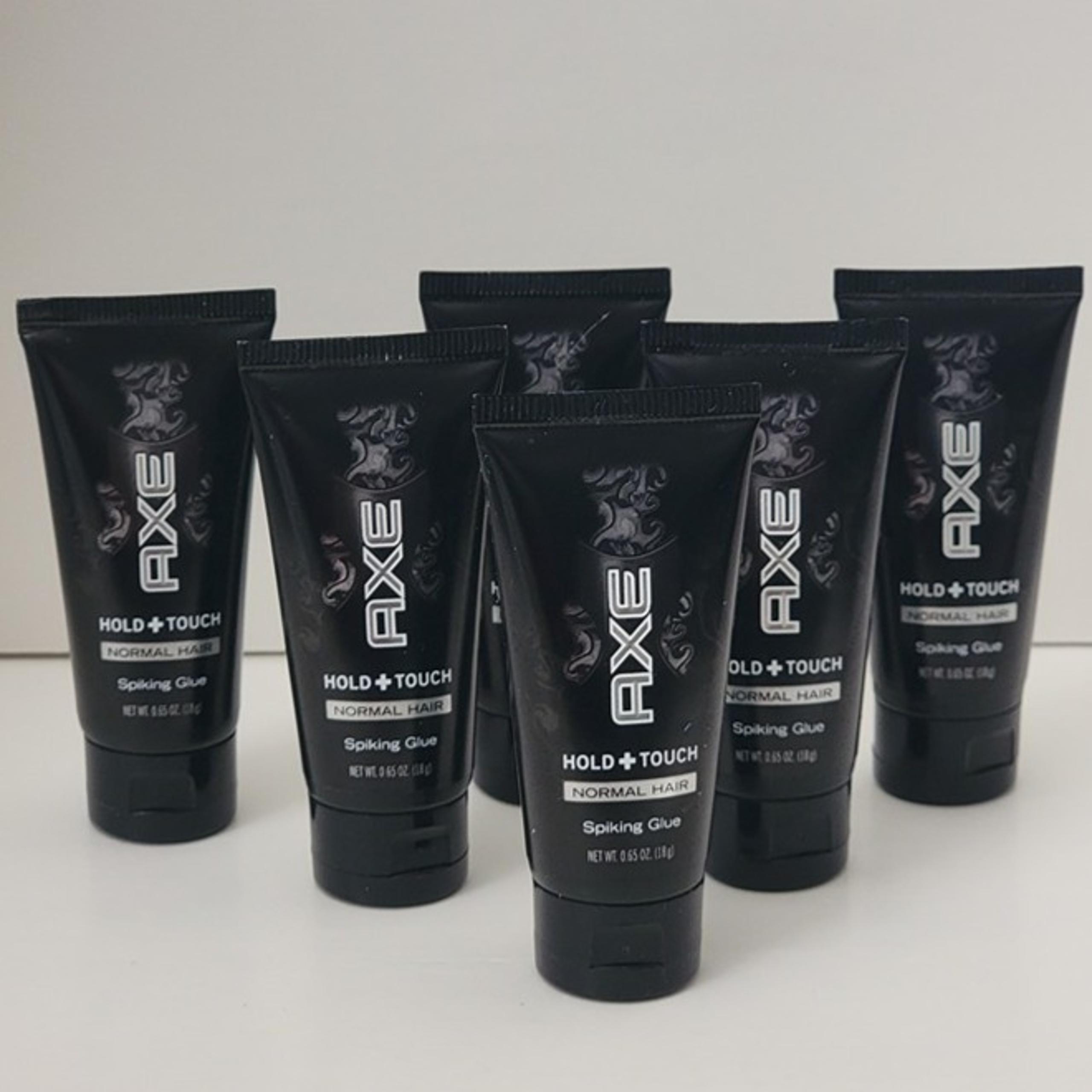 HOLD + TOUCH Spiking Glue 0.65 oz TRAVEL SIZE (6 x 0.65 oz = 3.9 oz / 108 g) - Axe