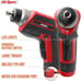 35pc Red tool kit with 3.6V USB Electric