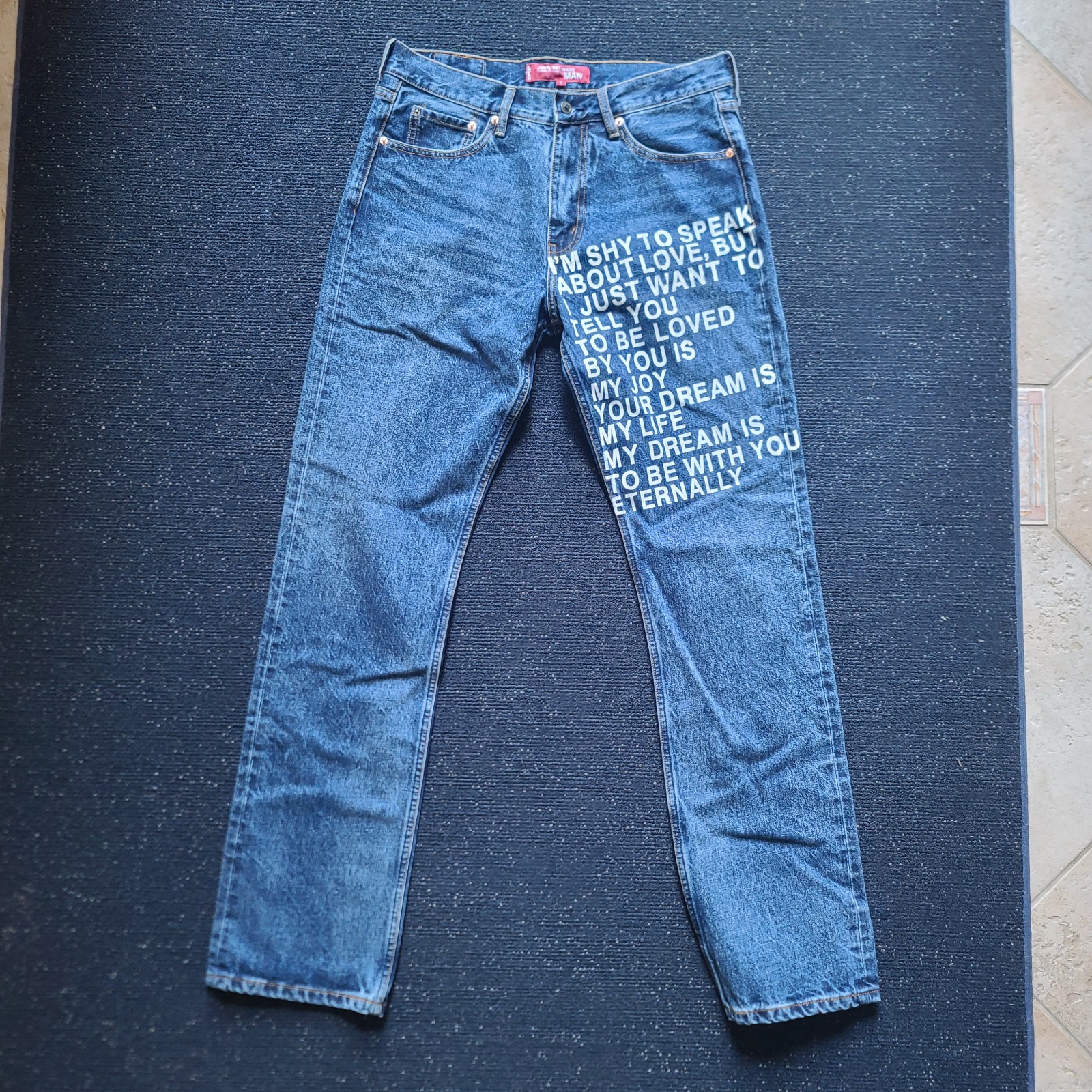 JUNYA WATANABE COMME des GARCONS MAN x Levi's Poem Jeans Size S 30x34 JW503
