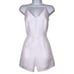 150 FINDERS KEEPERS White Stripe Print Sleeveless Playsuit Romper Small NWT