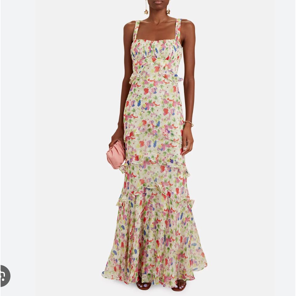 Saloni Chandra Dress Floral Silk