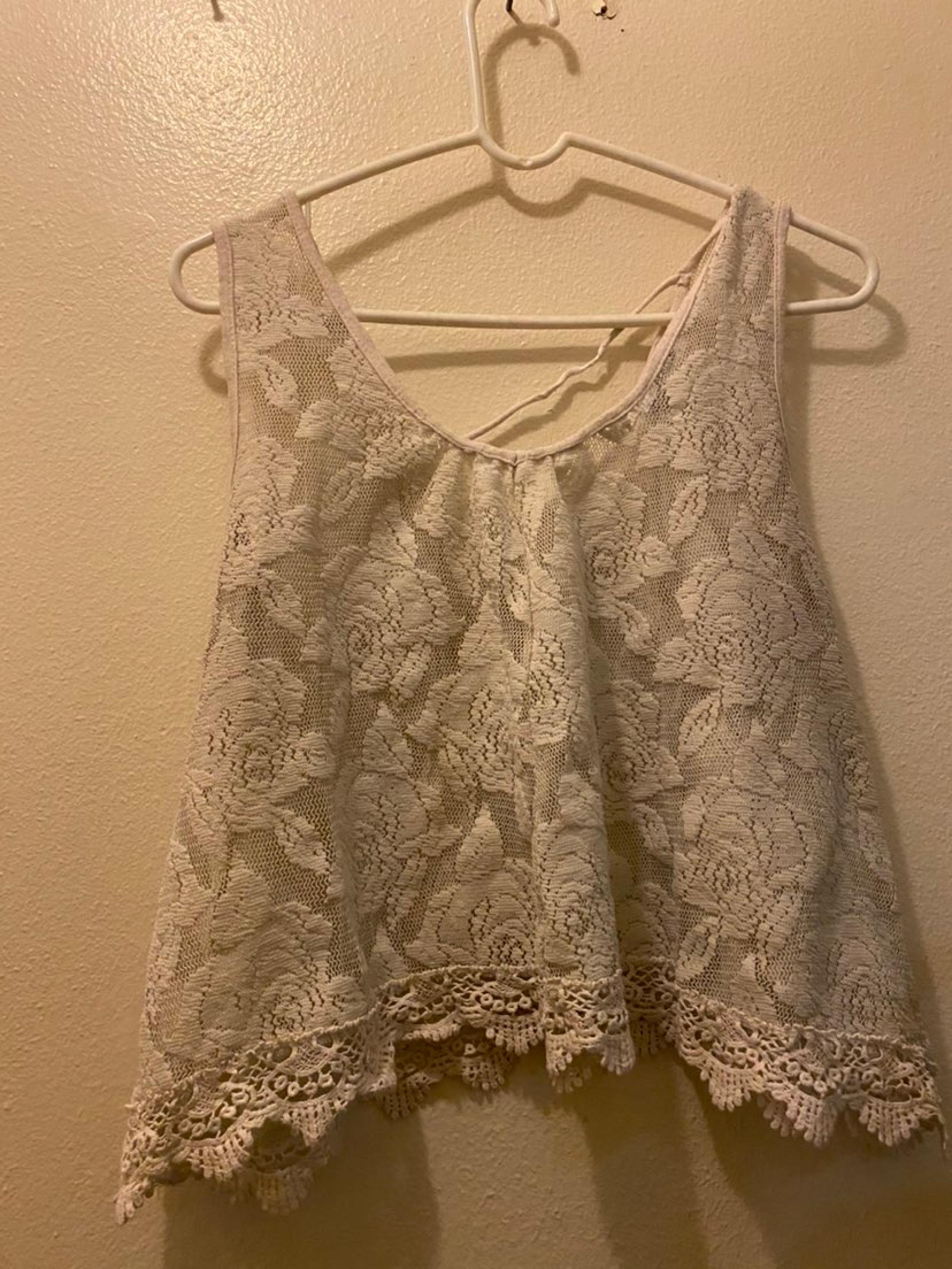 Lace tank top