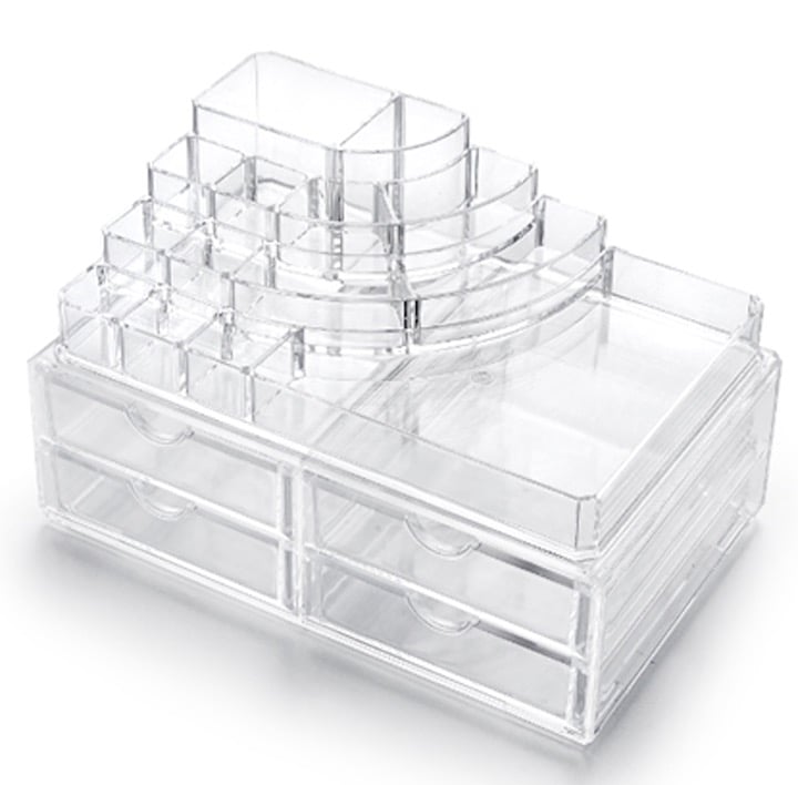 Extra Large Makeup Organizer Case - 2 Piece Set